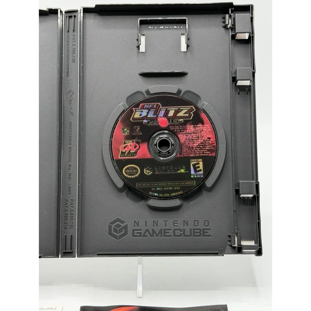 NFL Blitz 2003 Nintendo GameCube 2002 Case Manual Disc - AS IS READ Description